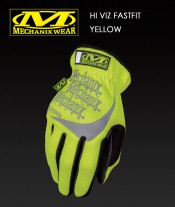 Mechanix Hi-Viz FastFit Gloves Yellow